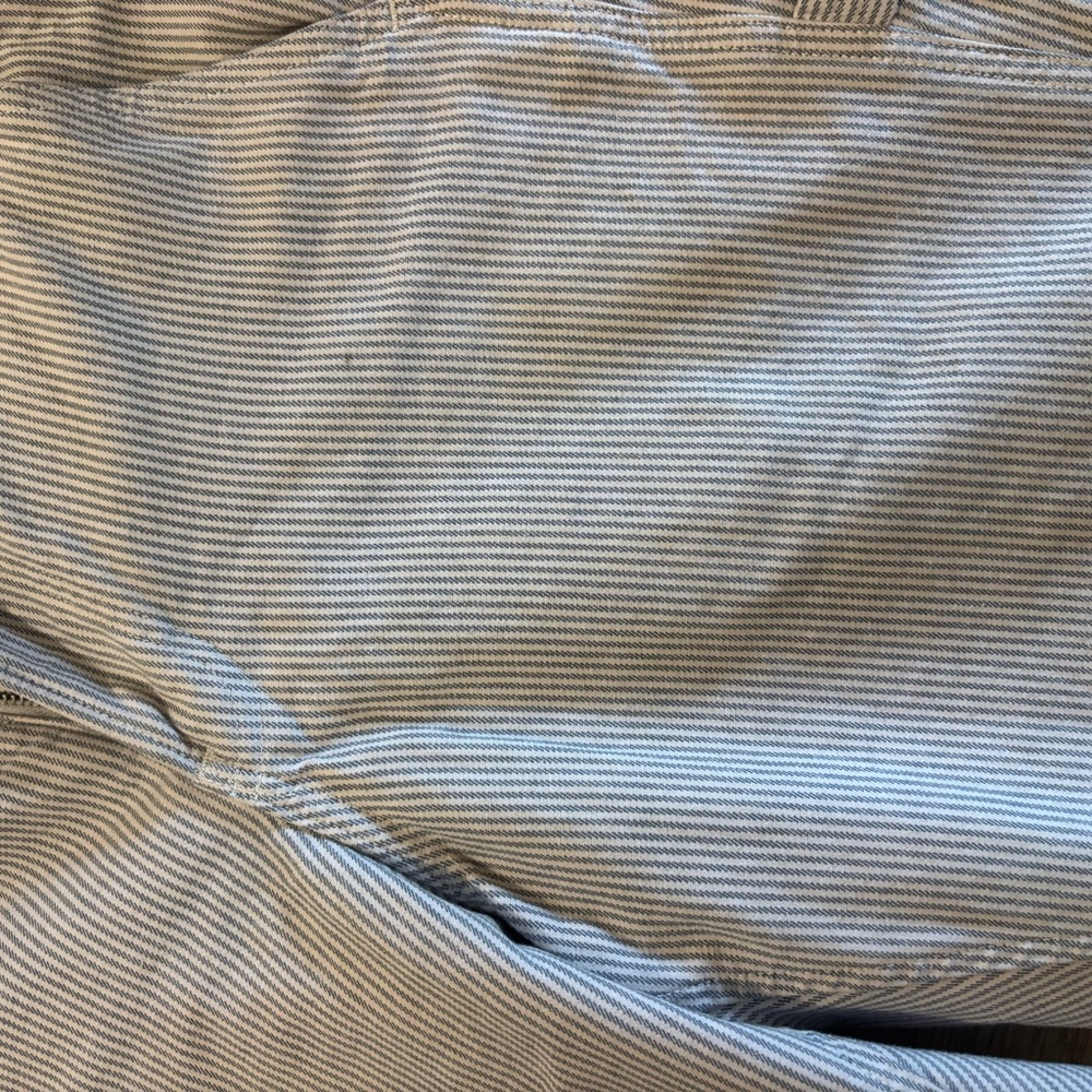 Abercrombie & Fitch Blue and White Pinstripe pants - Picture 2 of 3